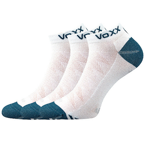 3PACK ponožky VoXX bambusové bílé (Bojar) S