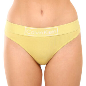 Dámská tanga Calvin Klein žlutá (QF6774E-9LD) M