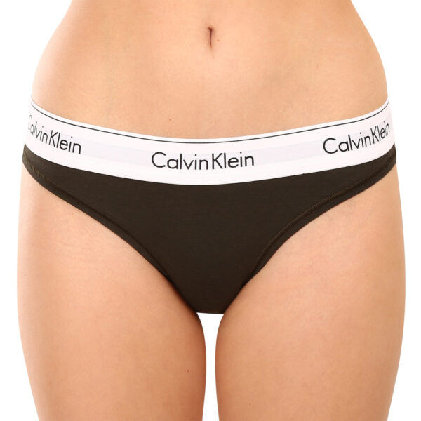 Dámské kalhotky Calvin Klein tmavě zelené (F3787E-9MD) S