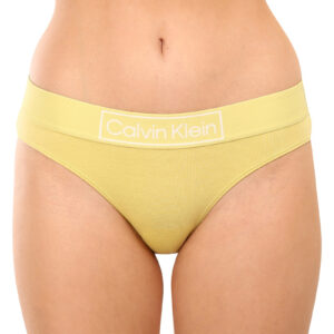 Dámské kalhotky Calvin Klein žluté (QF6775E-9LD) M