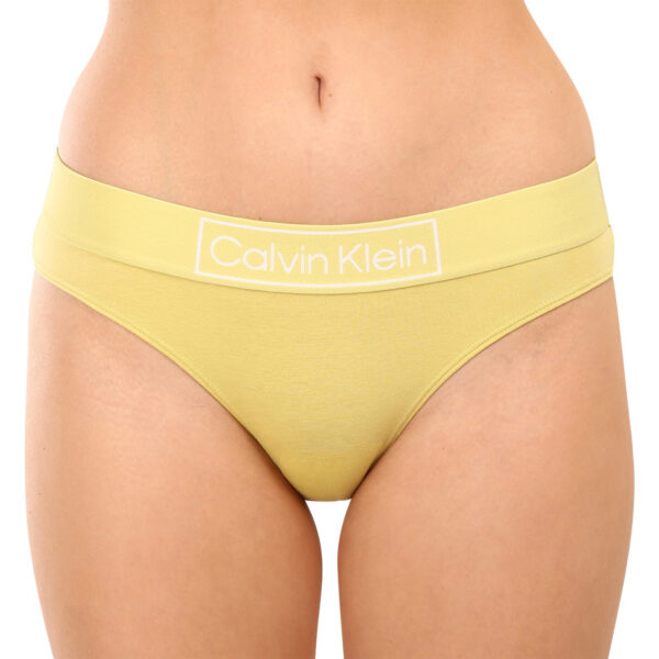 Dámské kalhotky Calvin Klein žluté (QF6775E-9LD) S