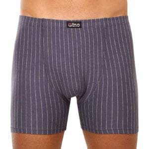Pánské boxerky Gino šedé (74151) XXL