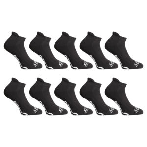 10PACK ponožky Styx nízké černé (10HN960) L
