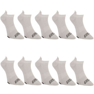 10PACK ponožky Styx nízké šedé (10HN1062) XL