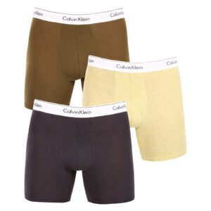 3PACK pánské boxerky Calvin Klein vícebarevné (NB2381A-GW2) S