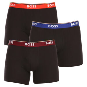 3PACK pánské boxerky Hugo Boss černé (50499441 972) S