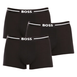 3PACK pánské boxerky Hugo Boss černé (50510687 001) L