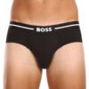 3PACK pánské slipy BOSS černé (50510679 001) M - Image 2