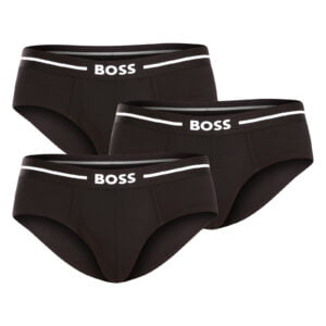 3PACK pánské slipy Hugo Boss černé (50510679 001) S