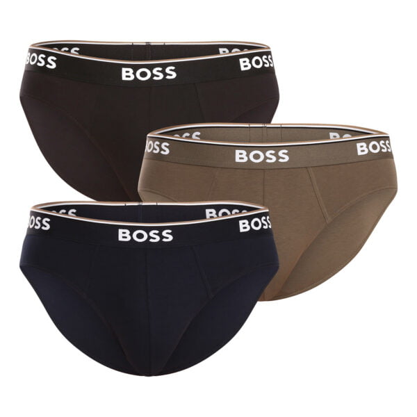 3PACK pánské slipy BOSS vícebarevné (50499429 964) M