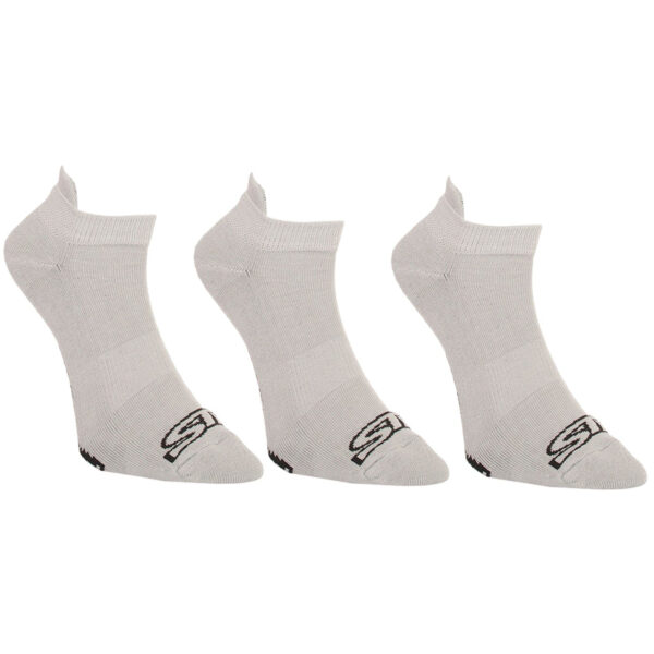 3PACK ponožky Styx nízké šedé (3HN1062) XL