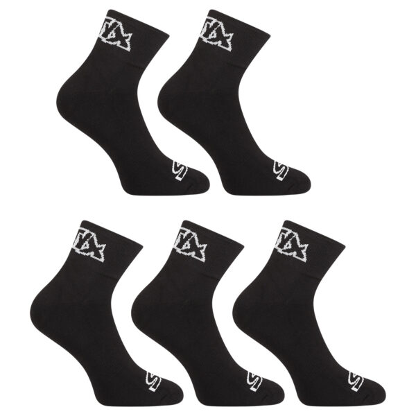 5PACK ponožky Styx kotníkové černé (5HK960) XL