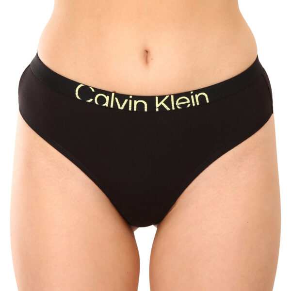 Dámská tanga Calvin Klein černé (QF7401E-UB1) L
