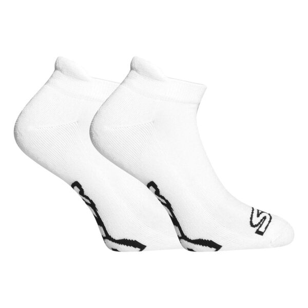 Ponožky Styx nízké bílé s černým logem (HN1061)  XL