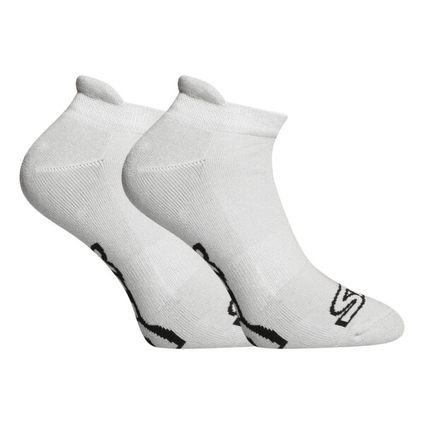 Ponožky Styx nízké šedé s černým logem (HN1062)  S
