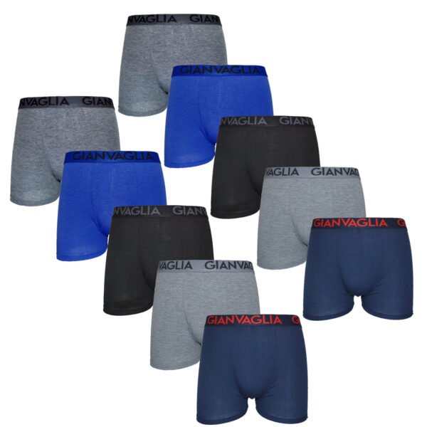 10PACK pánské boxerky Gianvaglia vícebarevné (023) M