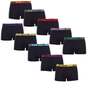 10PACK pánské boxerky Lee Cooper modré (LCUBOX10P0101-1410367) L