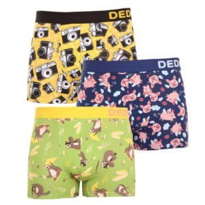 3PACK Veselé pánské boxerky Dedoles (GMMT0936381) L