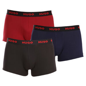 3PACK pánské boxerky Hugo Boss vícebarevné (50469766 413) M