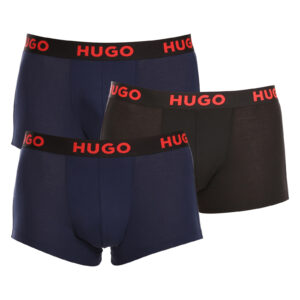 3PACK pánské boxerky Hugo Boss vícebarevné (50496723 406) M