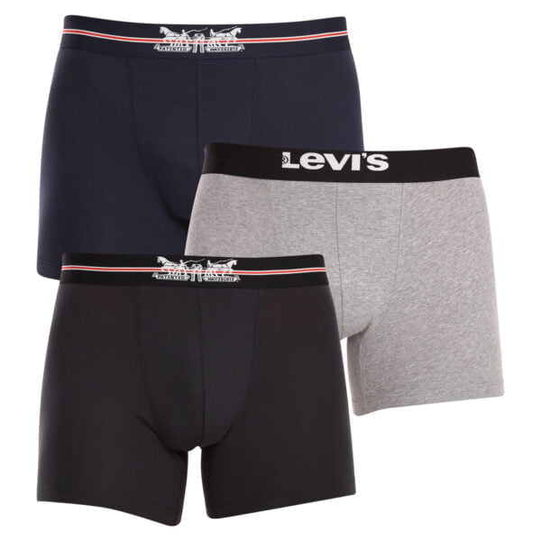 3PACK pánské boxerky Levis vícebarevné (701224663 001) M