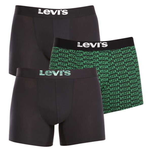 3PACK pánské boxerky Levis vícebarevné (701224664 001) M