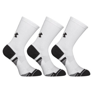 3PACK ponožky Under Armour bílé (1379512 100) L