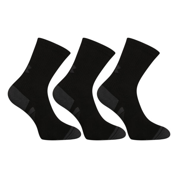 3PACK ponožky Under Armour černé (1379521 001) XS