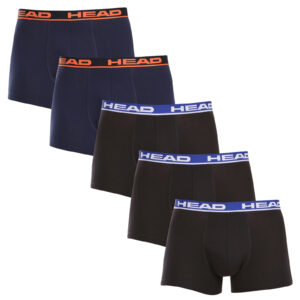 5PACK pánské boxerky HEAD vícebarevné (701203974 022) L