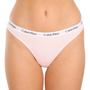 Dámská tanga Calvin Klein růžová (D1617A-2NT) L