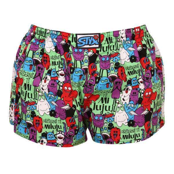Dámské trenky Styx art klasická guma příšerky (K1555) L