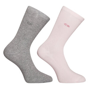 2PACK dámské ponožky Calvin Klein vysoké vícebarevné (701218769 003) uni