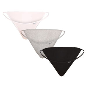 3PACK dámské kalhotky Calvin Klein vícebarevné (QD5071E-MPI) XS