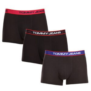 3PACK pánské boxerky Tommy Hilfiger černé (UM0UM03107 0WF) L