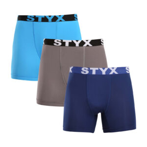 3PACK pánské funkční boxerky Styx vícebarevné (3W96839) L
