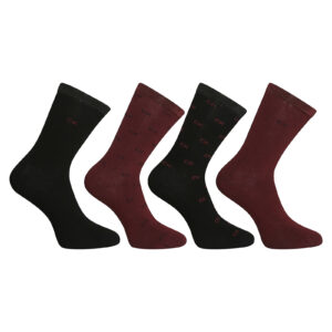 4PACK dámské ponožky Calvin Klein vícebarevné (701225011 003) uni
