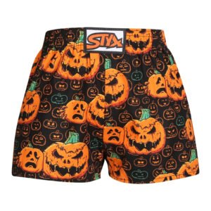 Dětské trenky Styx art klasická guma Halloween dýně (J1755) 4-5 let