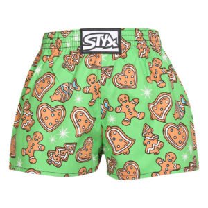 Dětské trenky Styx art klasická guma Vánoce perníčky (J1753) 4-5 let