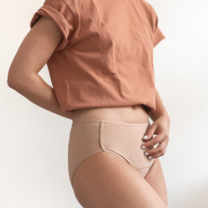 Menstruační kalhotky Love Luna Midi Nude (LOVE003B) XS/S