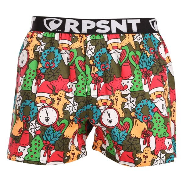 Pánské trenky Represent exclusive Mike Christmas Time (R3M-BOX-0729) L