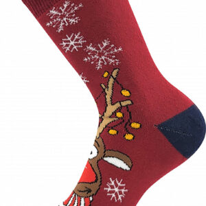 Ponožky Boma vícebarevné (Rudy-red) S