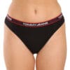 3PACK dámská tanga Tommy Hilfiger nadrozměr vícebarevná (UW0UW04709 0VA) XXL - Image 2