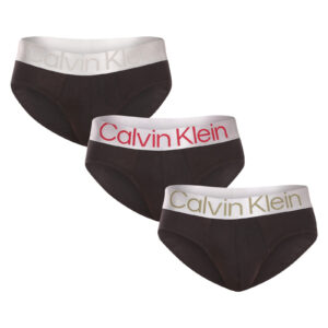 3PACK pánské slipy Calvin Klein černé (NB3129A-GIW) XXL