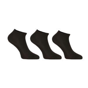 3PACK ponožky Nedeto nízké černé (3NDTPN1001) L