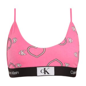 Dámská podprsenka Calvin Klein růžová (QF7477E-KCC) XS
