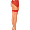 Dámské punčochy Obsessive červené (S814 stockings) S/M - Image 2