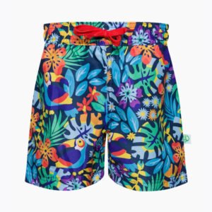 Veselé chlapecké plavky Dedoles Tukan v džungli (D-K-BW-SSH-C-RP-1587) 1-2 roky