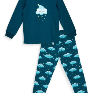 Veselé dětské pyžamo Dedoles Ospalé obláčky (D-K-SW-KP-C-C-1452) 98