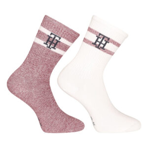 2PACK dámské ponožky Tommy Hilfiger vysoké vícebarevné (701225399 001) M