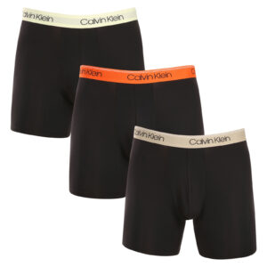 3PACK pánské boxerky Calvin Klein černé (NB2570A-GTK) M